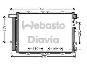 WEBASTO 82D0225526A kondensatorius, oro kondicionierius 
 Oro kondicionavimas -> Kondensatorius
976063E600