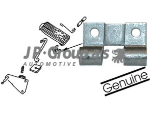 JP GROUP 8172150402 montavimas, akceleratoriaus pedalas 
 Vidaus įranga -> Rankinės/kojinės svirties sistema
211721613