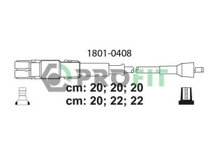 PROFIT 1801-0408 uždegimo laido komplektas 
 Kibirkšties / kaitinamasis uždegimas -> Uždegimo laidai/jungtys
1121500118, 1121500218