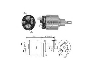 ERA 227486 solenoidinis jungiklis, starteris 
 Elektros įranga -> Starterio sistema -> Solenoidinis jungiklis
026 911 287