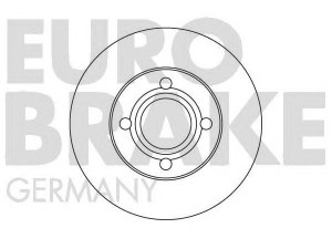 EUROBRAKE 5815204719 stabdžių diskas 
 Stabdžių sistema -> Diskinis stabdys -> Stabdžių diskas
431615301A, 443615301A, 443615301B