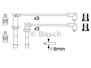 BOSCH 0 986 356 966 uždegimo laido komplektas 
 Kibirkšties / kaitinamasis uždegimas -> Uždegimo laidai/jungtys
KL4718140C, KF33-18-140E, KL01-18-140C