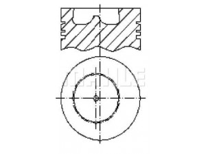 MAHLE ORIGINAL S13850 stūmoklis