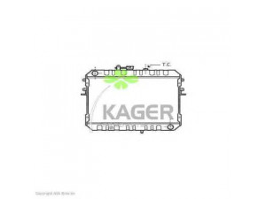 KAGER 31-0706 radiatorius, variklio aušinimas 
 Aušinimo sistema -> Radiatorius/alyvos aušintuvas -> Radiatorius/dalys
NC11151100, OK71W15200, RF0115200A