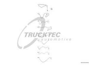 TRUCKTEC AUTOMOTIVE 01.13.031 aukšto slėgio vamzdis, įpurškimo sistema
403 070 2933