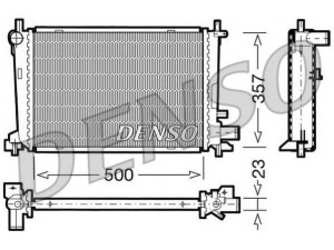 NPS DRM10038 radiatorius, variklio aušinimas 
 Aušinimo sistema -> Radiatorius/alyvos aušintuvas -> Radiatorius/dalys
1001859, 1098807, 96FB8005LB, 1E03-15-200