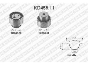 SNR KD458.11 paskirstymo diržo komplektas 
 Techninės priežiūros dalys -> Papildomas remontas
46740726, 46740727