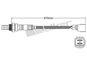 WALKER PRODUCTS 250-24969 lambda jutiklis 
 Variklis -> Variklio elektra
89465 05120, 89465 20720