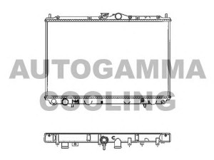 AUTOGAMMA 102171 radiatorius, variklio aušinimas 
 Aušinimo sistema -> Radiatorius/alyvos aušintuvas -> Radiatorius/dalys
MB299522, MB925522, MB925637, MB925662