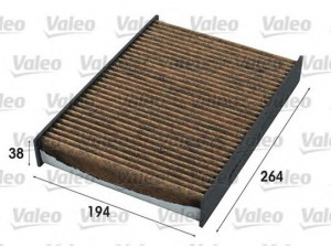 VALEO 701012 filtras, salono oras 
 Techninės priežiūros dalys -> Techninės priežiūros intervalai
272771128R, 95517359