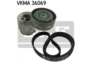 SKF VKMA 36069 V formos rumbuotas diržas, komplektas 
 Techninės priežiūros dalys -> Techninės priežiūros intervalai
11 28 1 401 159, 5750.TA, 95006268