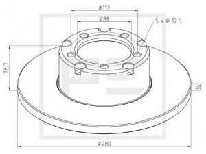 PE Automotive 016.285-00A stabdžių diskas 
 Dviratė transporto priemonės -> Stabdžių sistema -> Stabdžių diskai / priedai
601 420 00 72, 601 420 02 72, 601 421 04 12