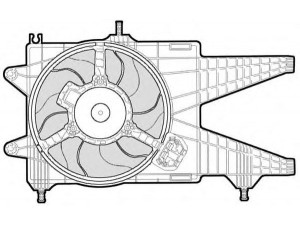 CTR 1209563 ventiliatorius, radiatoriaus 
 Aušinimo sistema -> Oro aušinimas
51738696, 6X0959455C, 6X0959455C