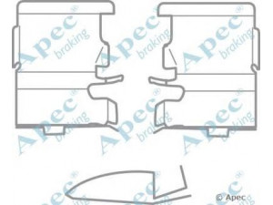 APEC braking KIT1155 priedų komplektas, stabdžių trinkelė 
 Stabdžių sistema -> Būgninis stabdys -> Dalys/priedai