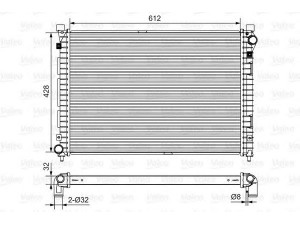 VALEO 732399 radiatorius, variklio aušinimas 
 Aušinimo sistema -> Radiatorius/alyvos aušintuvas -> Radiatorius/dalys
ESR4197, PCC000110