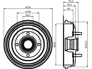 HELLA PAGID 8DT 355 300-191 stabdžių būgnas 
 Stabdžių sistema -> Būgninis stabdys -> Stabdžių būgnas
6176744, 6560027, 89FB1113BC