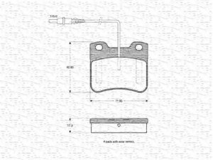 MAGNETI MARELLI 430216170546 stabdžių trinkelių rinkinys, diskinis stabdys 
 Techninės priežiūros dalys -> Papildomas remontas
6014207620