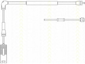 TRISCAN 8115 17005 įspėjimo kontaktas, stabdžių trinkelių susidėvėjimas 
 Stabdžių sistema -> Susidėvėjimo indikatorius, stabdžių trinkelės
SEM000012