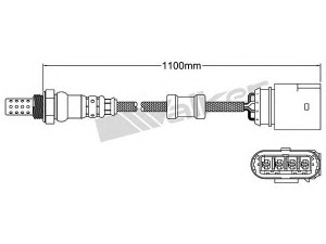 WALKER PRODUCTS 250-24734 lambda jutiklis 
 Variklis -> Variklio elektra
06A 906 262 Q, 06A 906 262 Q, 06A 906 262 Q