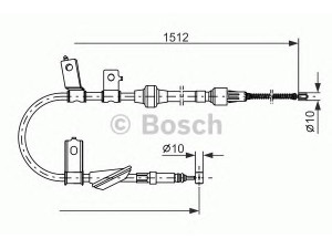 BOSCH 1 987 477 513 trosas, stovėjimo stabdys 
 Stabdžių sistema -> Valdymo svirtys/trosai
GVC 9023 76, GVC 9023 76, SPB 1007 00