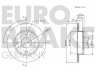 EUROBRAKE 5815202543 stabdžių diskas 
 Stabdžių sistema -> Diskinis stabdys -> Stabdžių diskas
1013581, 1112542, 96FX1125A1B, 96FX1125AB
