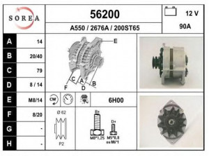 EAI 56200 kintamosios srovės generatorius