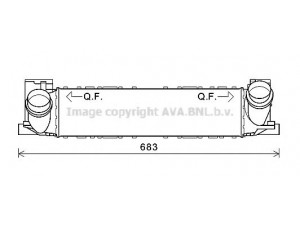 AVA QUALITY COOLING BW4464 tarpinis suslėgto oro aušintuvas, kompresorius 
 Variklis -> Oro tiekimas -> Įkrovos agregatas (turbo/superįkrova) -> Tarpinis suslėgto oro aušintuvas
17517600530