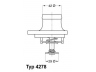 WAHLER 4278.80D termostatas, aušinimo skystis 
 Aušinimo sistema -> Termostatas/tarpiklis -> Thermostat
119 200 00 15, 119 203 01 75