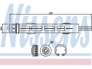 NISSENS 95488 džiovintuvas, oro kondicionierius 
 Oro kondicionavimas -> Džiovintuvas
921920001R