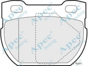 APEC braking PAD907 stabdžių trinkelių rinkinys, diskinis stabdys 
 Techninės priežiūros dalys -> Papildomas remontas
SFP000160, SFP000280, SPF000250