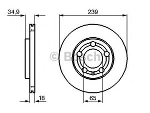 BOSCH 0 986 479 B62 stabdžių diskas 
 Dviratė transporto priemonės -> Stabdžių sistema -> Stabdžių diskai / priedai
6Q0 615 301, 6Q0 615 301, 6Q0 615 301 A