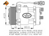 NRF 32707 kompresorius, oro kondicionierius 
 Oro kondicionavimas -> Kompresorius/dalys
51779707013, 51779707015, 51779707026