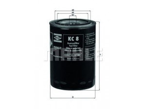 KNECHT KC 8 kuro filtras 
 Techninės priežiūros dalys -> Papildomas remontas
1161003, 1164620, 1174422, 1902133