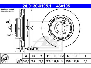 ATE 24.0130-0195.1 stabdžių diskas 
 Dviratė transporto priemonės -> Stabdžių sistema -> Stabdžių diskai / priedai
SDB000622, SDB000623, SDB000624