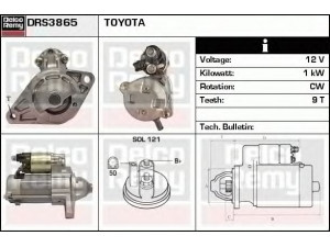 DELCO REMY DRS3865 starteris 
 Elektros įranga -> Starterio sistema -> Starteris