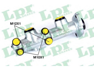 LPR 1121 pagrindinis cilindras, stabdžiai 
 Stabdžių sistema -> Pagrindinis stabdžių cilindras
460184, 7700666325, 7700666326
