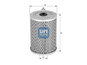 UFI 25.549.00 alyvos filtras 
 Techninės priežiūros dalys -> Techninės priežiūros intervalai