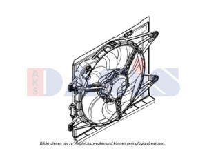 AKS DASIS 088146N ventiliatorius, radiatoriaus 
 Aušinimo sistema -> Oro aušinimas
51892710