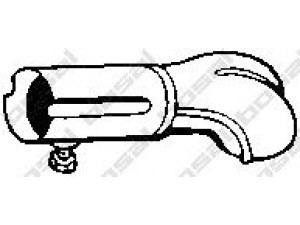 BOSAL 318-221 išleidimo kolektorius 
 Išmetimo sistema -> Išmetimo vamzdžiai
3-06-81849, 8631010, 9179191