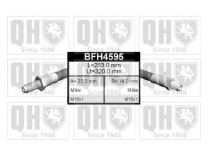 QUINTON HAZELL BFH4595 stabdžių žarnelė 
 Stabdžių sistema -> Stabdžių žarnelės
FBH 6512, 8 940 819