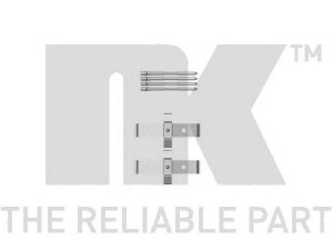 NK 7910694 priedų komplektas, diskinių stabdžių trinkelės 
 Stabdžių sistema -> Diskinis stabdys -> Stabdžių dalys/priedai
