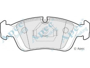APEC braking PAD725 stabdžių trinkelių rinkinys, diskinis stabdys 
 Techninės priežiūros dalys -> Papildomas remontas
34111160356, 34111160357, 34111160532