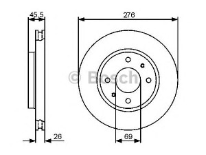 BOSCH 0 986 479 471 stabdžių diskas 
 Dviratė transporto priemonės -> Stabdžių sistema -> Stabdžių diskai / priedai
MR510741, MR510742, MR527825