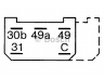 BOSCH 0 335 215 143 posūkio rodiklio pertraukiklis 
 Elektros įranga -> Relė
0636222, 636222, 3227 093 R 1, 7 371 071 000