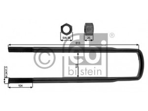 FEBI BILSTEIN 39175 lingės spaustukas