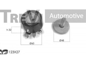 TREVI AUTOMOTIVE KD1242 paskirstymo diržo komplektas 
 Techninės priežiūros dalys -> Papildomas remontas
13070BN700, 1680600QA8, 1680600QAX