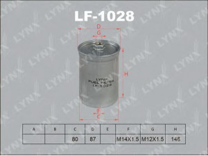 LYNXauto LF-1028 kuro filtras 
 Techninės priežiūros dalys -> Papildomas remontas
443 133 511, 447 133 511, 4A0 133 511