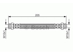 BOSCH 1 987 476 686 stabdžių žarnelė 
 Stabdžių sistema -> Stabdžių žarnelės
4816 26, 91 500 635, 4816 26, 91 500 635