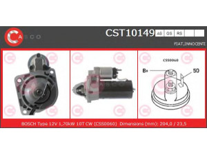 CASCO CST10149GS starteris 
 Elektros įranga -> Starterio sistema -> Starteris
46231602, 7716766, 46231601, 5996771
