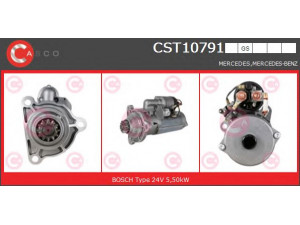 CASCO CST10791GS starteris 
 Elektros įranga -> Starterio sistema -> Starteris
0071510101, 0071510201, 71510101